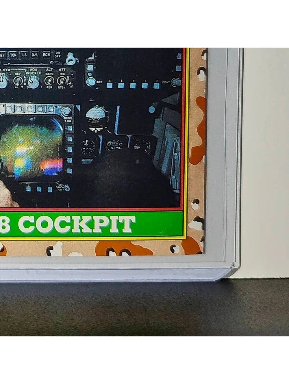 F/A-18 Cockpit 1991 Topps Desert Storm #64 Card